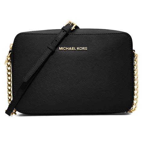 black michael kors large kempton crossbody bag|Michael Kors black crossbody bag.